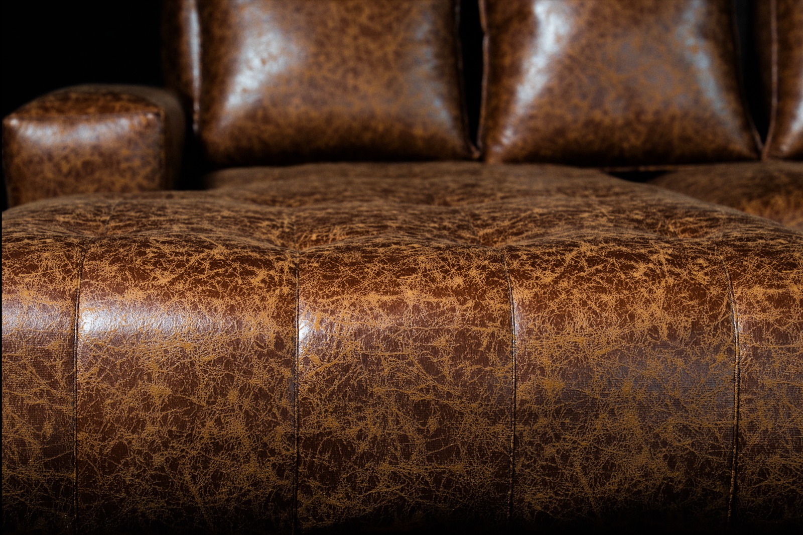 Sofa U Georgia con asiento extensible y doble baúl - Image 3