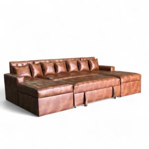 Sofá U Georgia con asiento extensible